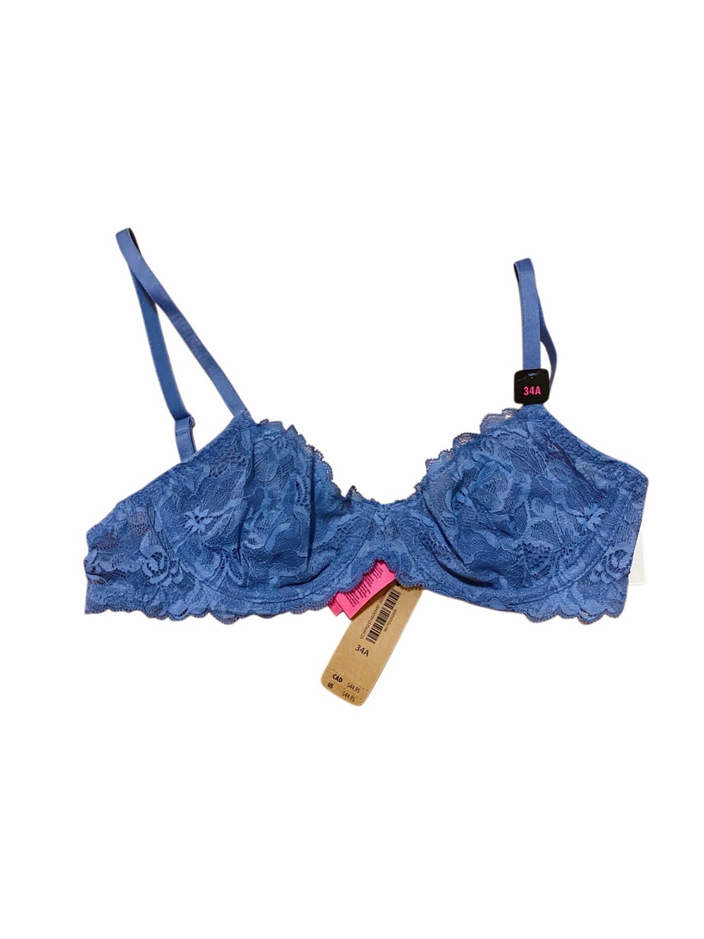 La Senza Blue Lace Underwire Bra